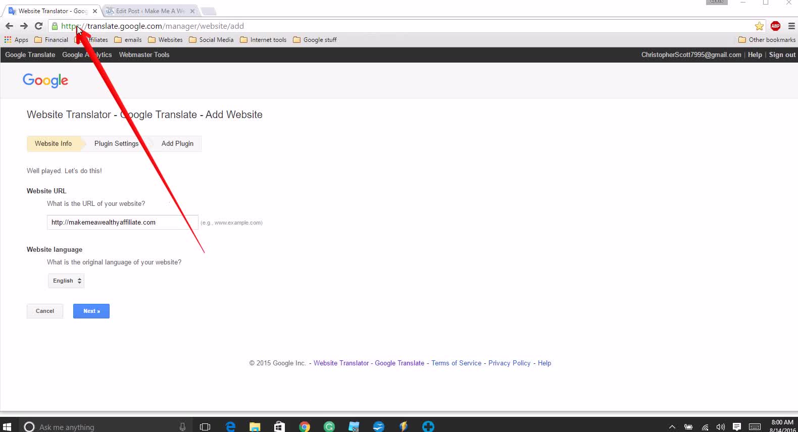 about adding Google Translate to you website without a plugin.